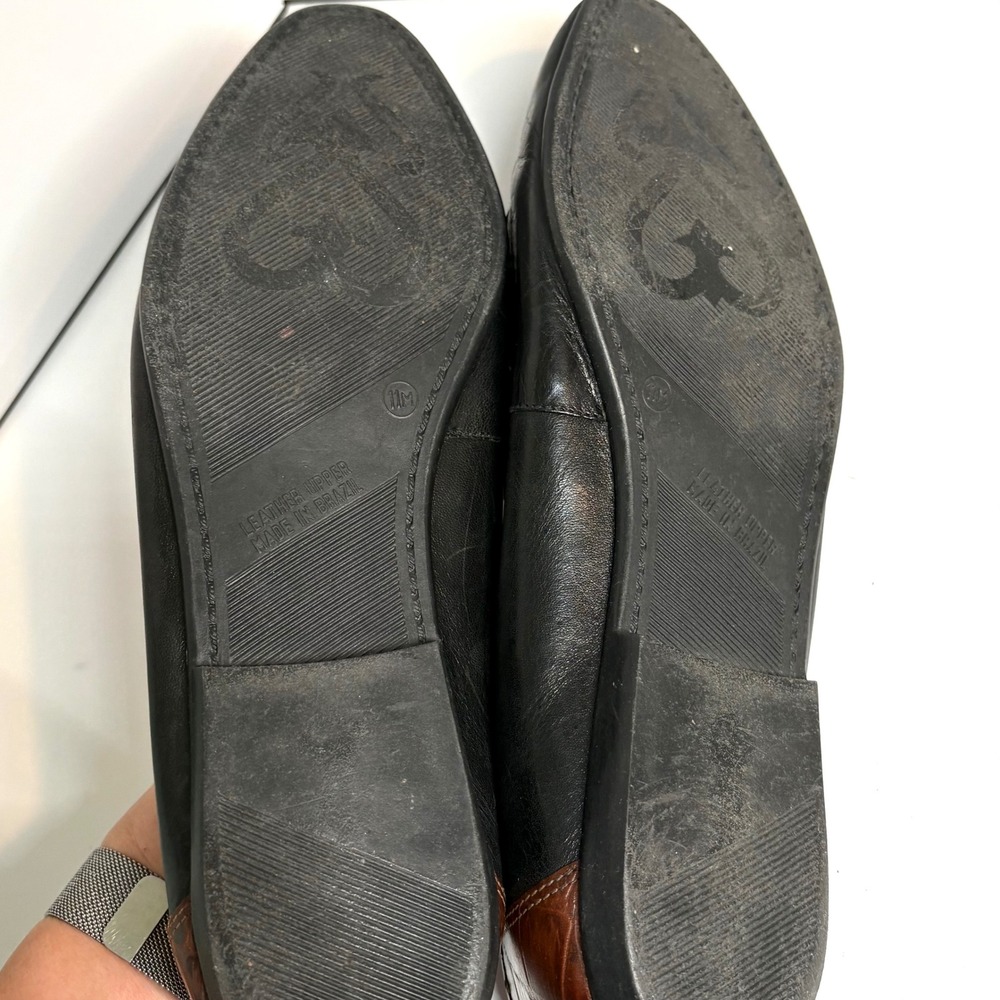 Pazzo Women's Brown Two Tone Leather Loafers in Size 11M - Picture 10 of 10
